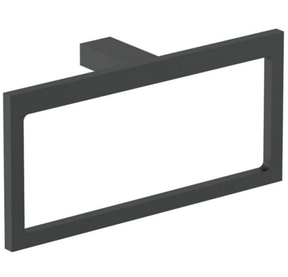 CORINTO Series Black Rim Towel Rack